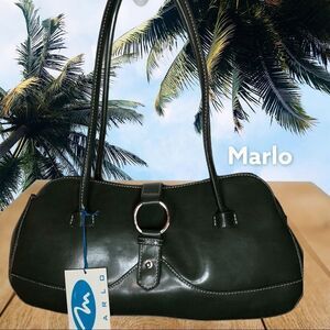 Marlo brand olive green purse Nwt